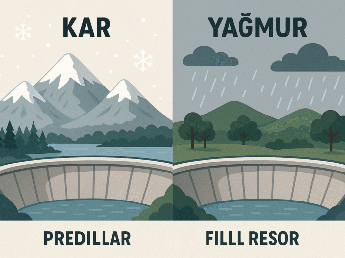 Barajları kar mı doldurur yağmur mu?