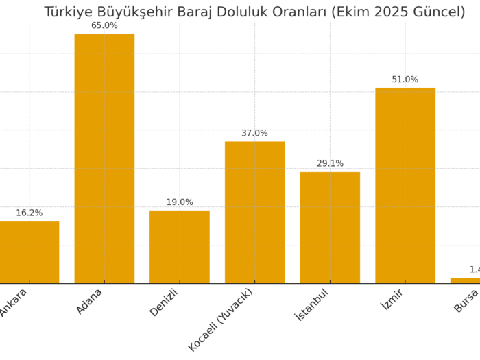Türkiye Baraj Doluluk Oranları