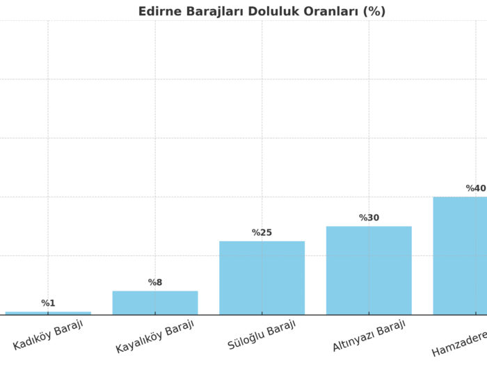 Edirne Baraj Doluluk Oranları
